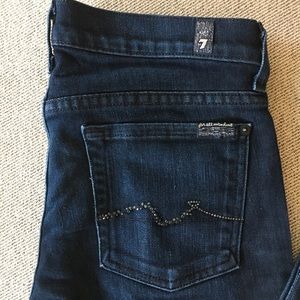 7 for all mankind | blue bootleg cut jeans